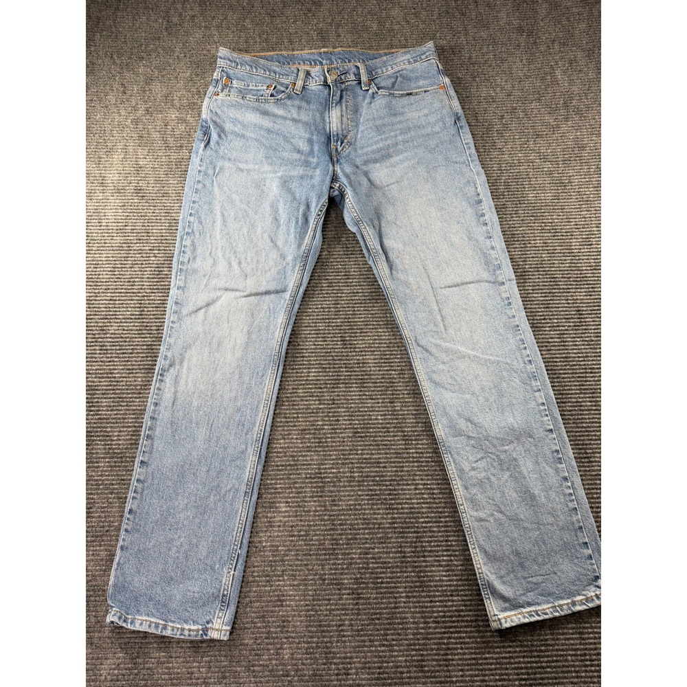 Levis 511 Slim Fit Jeans Mens 36x32 Light Wash Blue Denim Pants